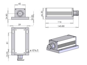 M Series 593.5nm 20mW Laser